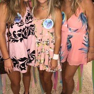 Free People Lilac Flowy Romper